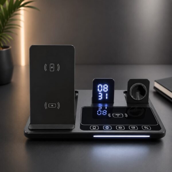 4 in 1 Wireless Charger| Multifunctional | Touch Panel | Motorized | ios/android | R11s