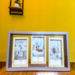 Premium Wooden 3 in 1 Photo Frame  | Wall Mount & Table Stand | Modern Home Decor Picture Frame