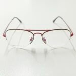 Premium Pilot Shape Half-rim alloy eyewear for men - Image 3