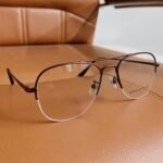 Premium Pilot Shape Half-rim alloy eyewear for men - Image 5