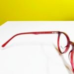 Premium Classic Round Frame Eyeglasses| Burgundy Acetate Frame for women - Image 4