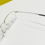 Men’s Premium Full-Rim Rectangular Metal Eyeglasses - Image 5