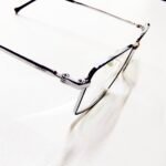 Men’s Premium Full-Rim Rectangular Metal Eyeglasses - Image 4