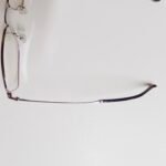 Men’s Premium Full-Rim Rectangular Metal Eyeglasses - Image 7