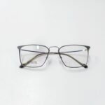 Premium Square Full Rim Metal Eyeglasses – Stylish Optical Frame for Unisex - Image 2