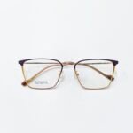 Premium Square Full Rim Metal Eyeglasses – Stylish Optical Frame for Unisex - Image 3