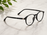 Women's lightweight, flexible and stylish full-rim frame| Black | Deep Burgundy - Image 2